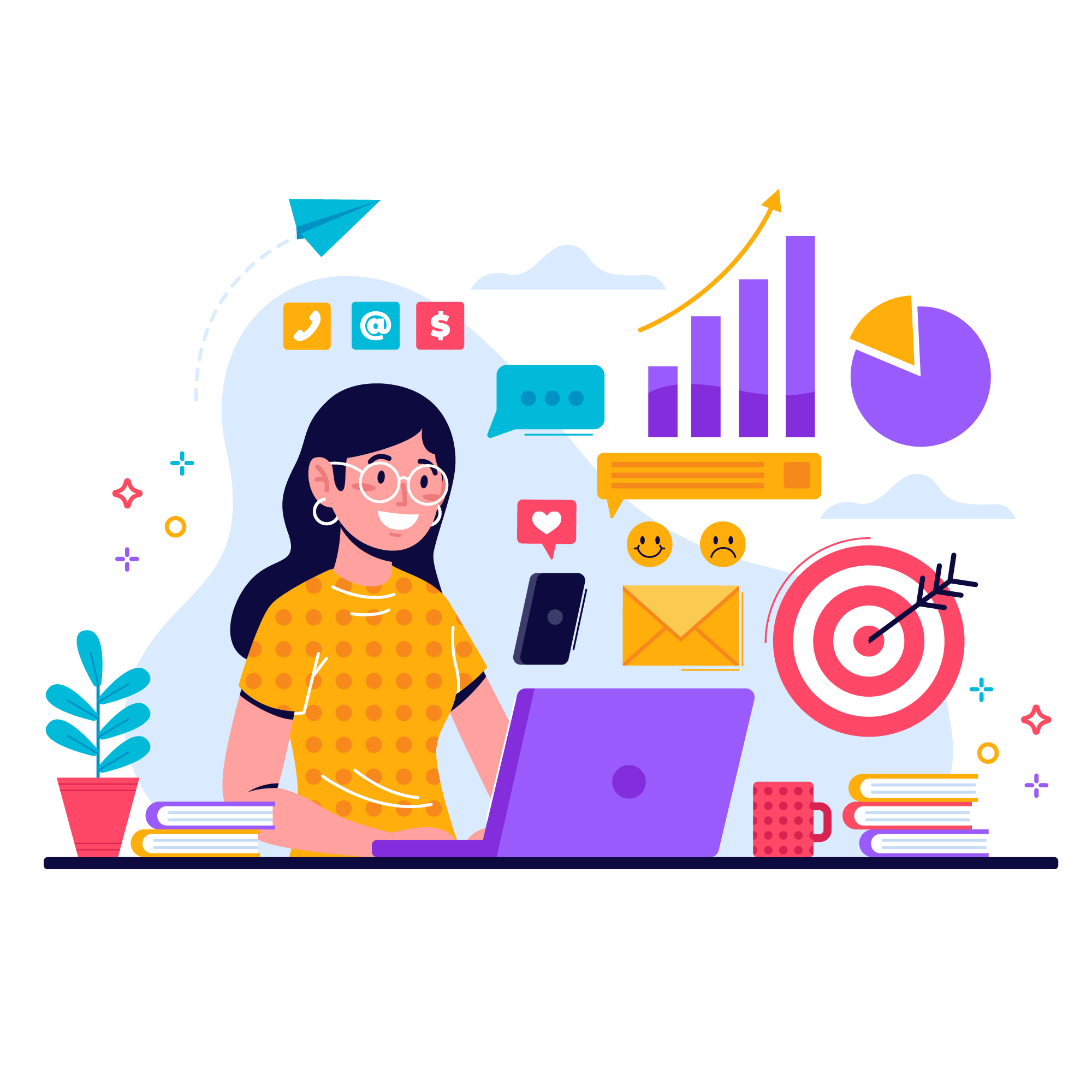 Digital Marketing Illustration
